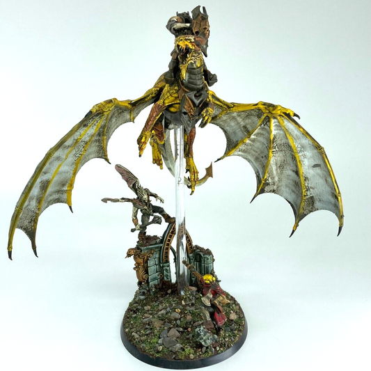 Vampire Lord Kitbash on Dragon - Warhammer Age of Sigmar Games Workshop (3)