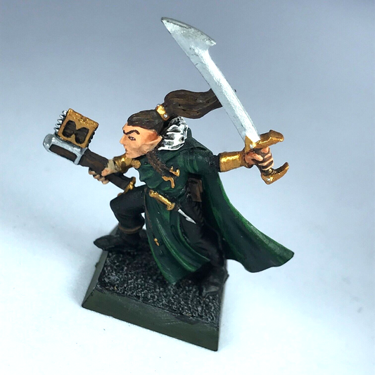 Classic Metal Dark Elf Elves Shade Warrior - Painted - Warhammer Fantasy X13538