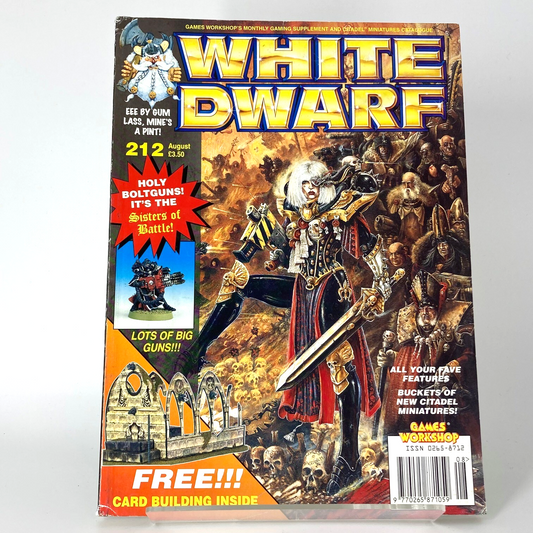 White Dwarf 212 Magazine Games Workshop Warhammer Fantasy 40,000 40K M1346