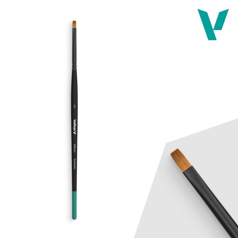 Effect Size 2 - Paint Brush - Acrylicos Vallejo - Hobby Paint Brush
