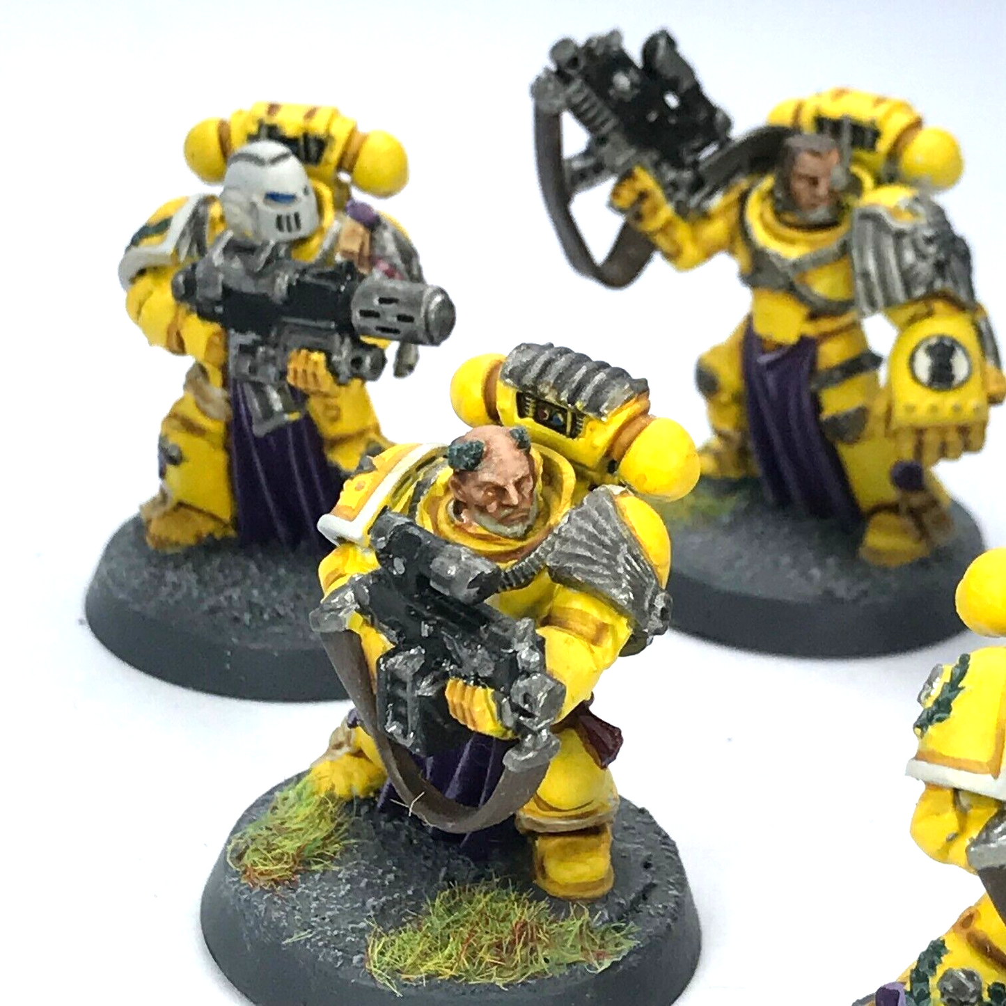 Imperial Fists Veteran Squad Space Marines - Painted - Warhammer 40K C2608