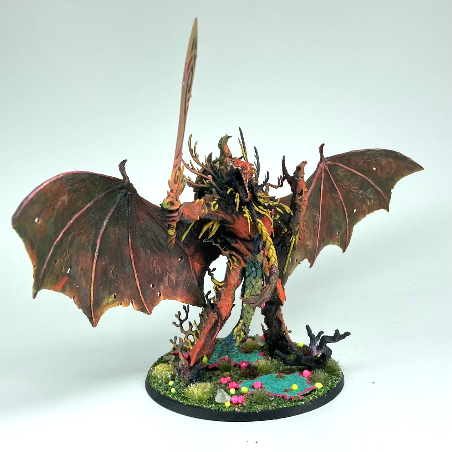 Sylvaneth Winged Treelord Ancient Kitbash - Warhammer Age of Sigmar Painted
