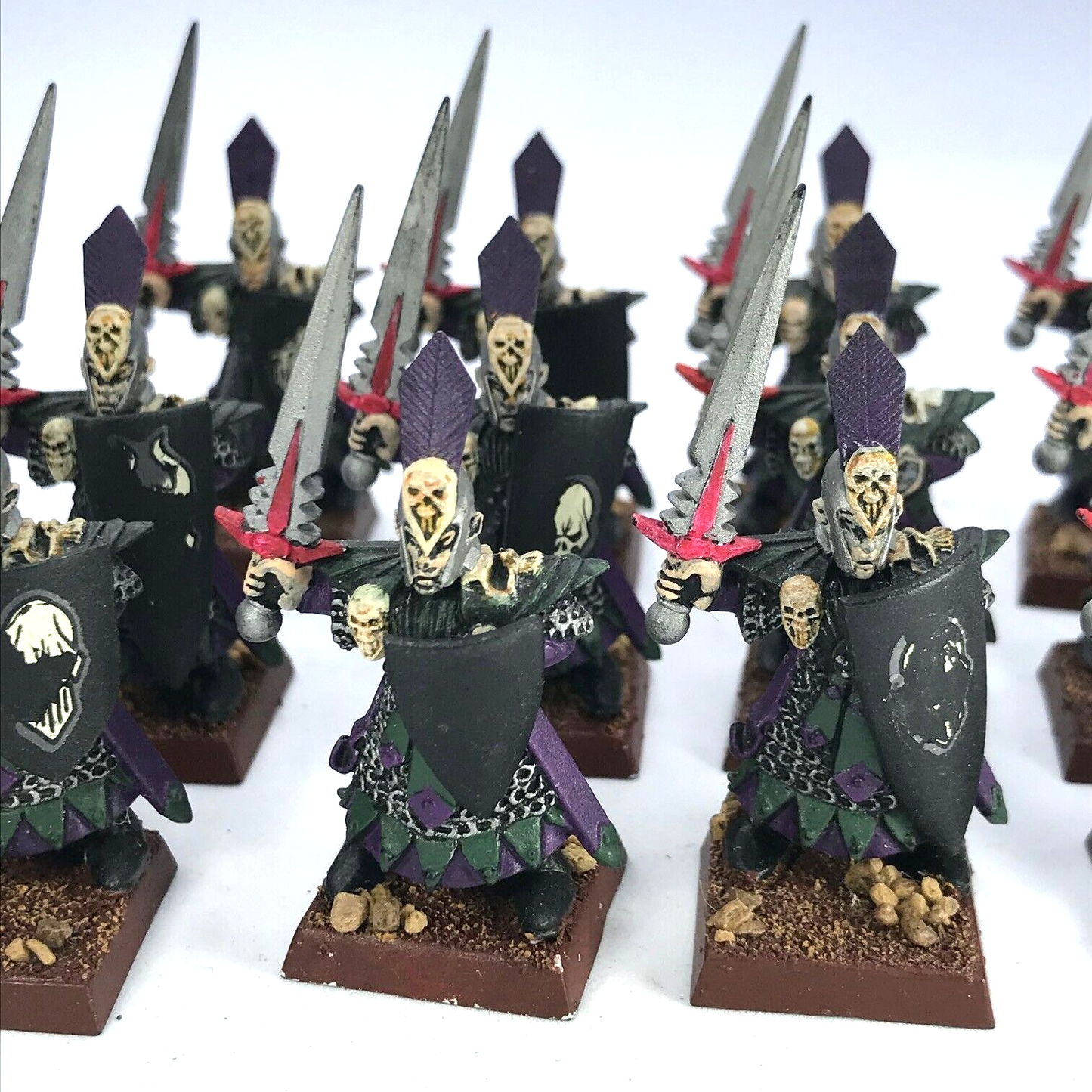 Classic Dark Elf Elves Warrior Regiment - Games Workshop Warhammer Fantasy C200