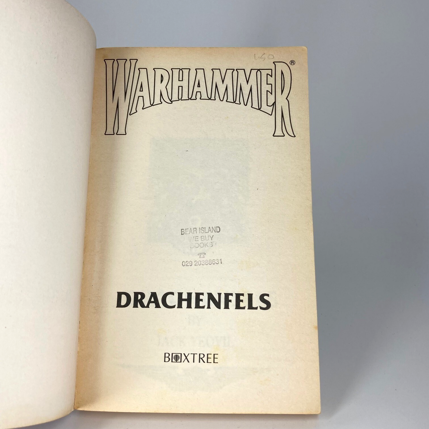 Drachenfels - Jack Yeovil - 1989 - Boxtree Publishing Warhammer M1777
