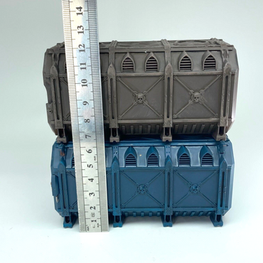 Munitorum Armoured Containers Scenery - Warhammer 40k Games Workshop Painted 3