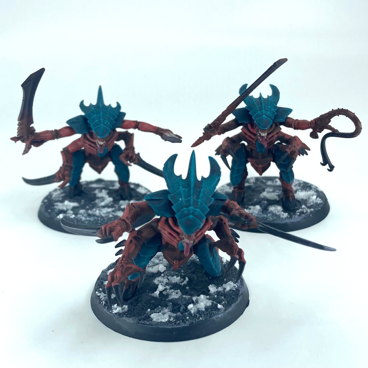 Tyranid Warriors - Tyranids - Warhammer 40K Games Workshop Painted C6234