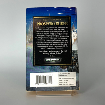 Prospero Burns - Dan Abnett - Paperback 2011 Black Library Horus Heresy M987