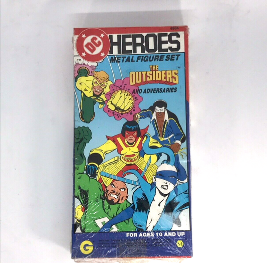 DC Heroes The Outsiders and Adversaries Box Set - Tear in Shrink Wrap W51
