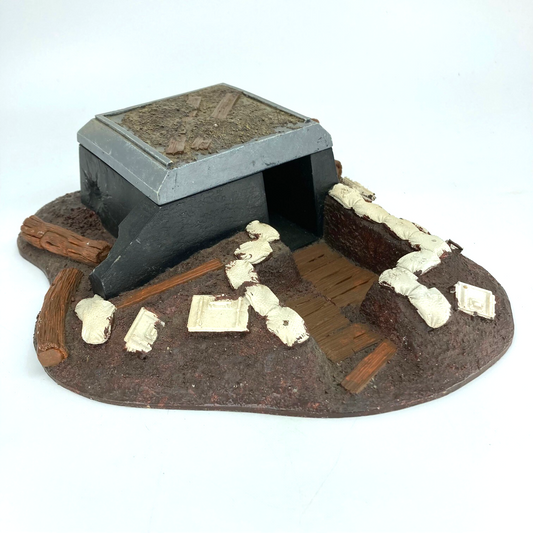 Concrete Bunker Emplacement Defensive Position Scenery Terrain - Painted