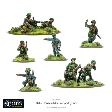 Italian Paracadutisti Support Group - Warlord Games Bolt Action Miniatures