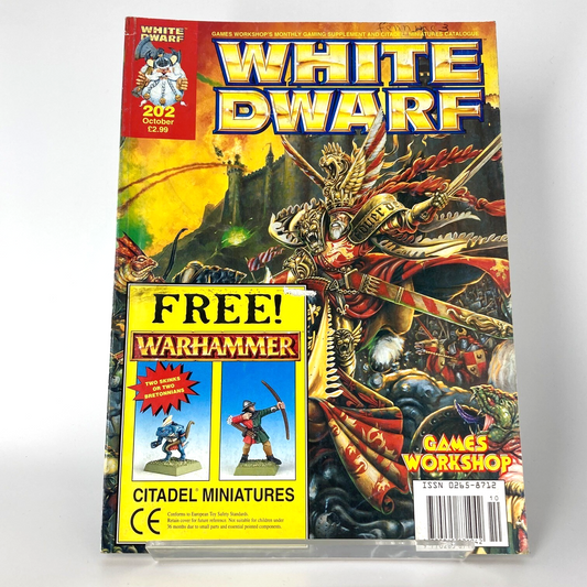 White Dwarf 202 Magazine Games Workshop Warhammer Fantasy 40,000 40K M1319