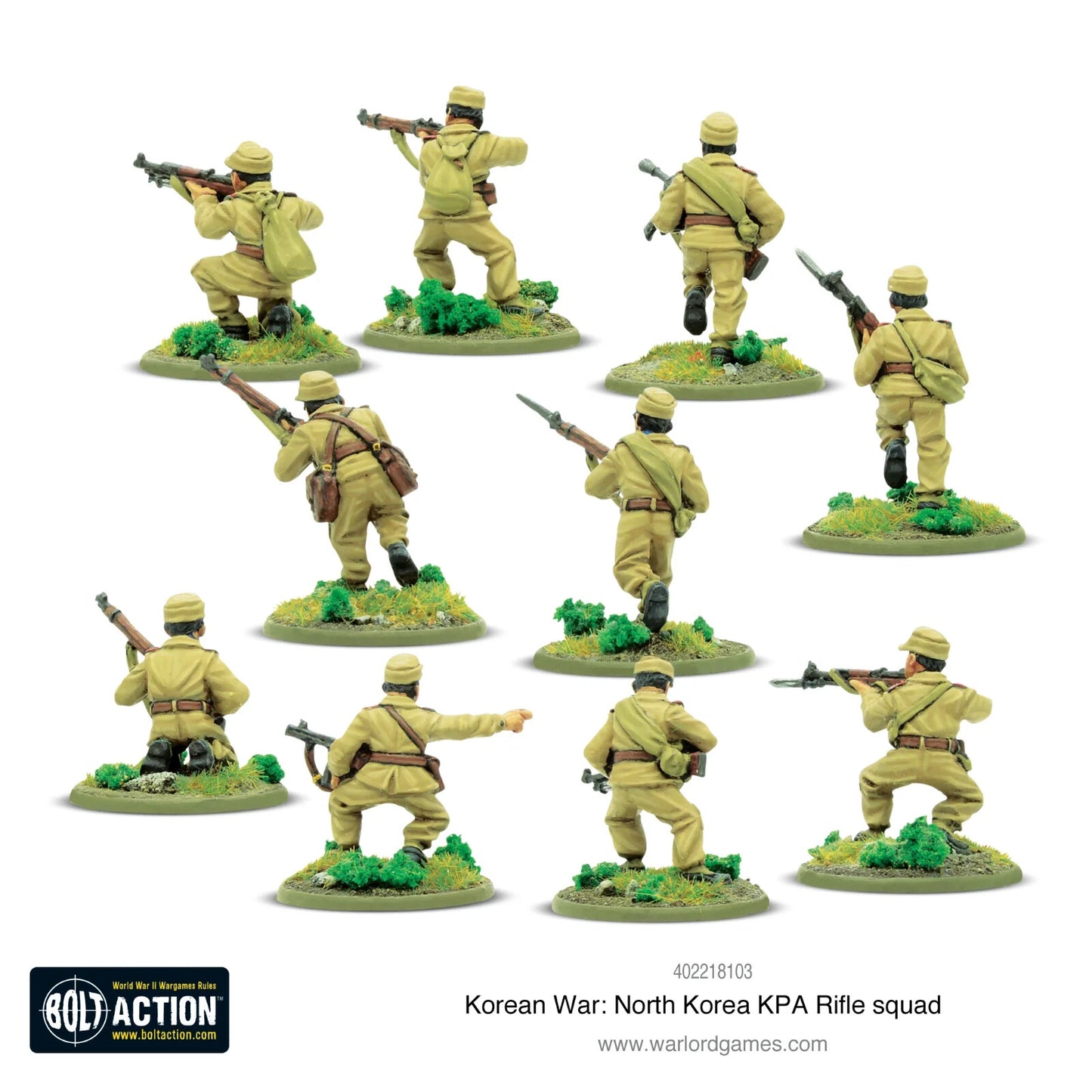 North Korean KPA Rifle Squad - Brand New - Warlord Games Bolt Action Miniatures