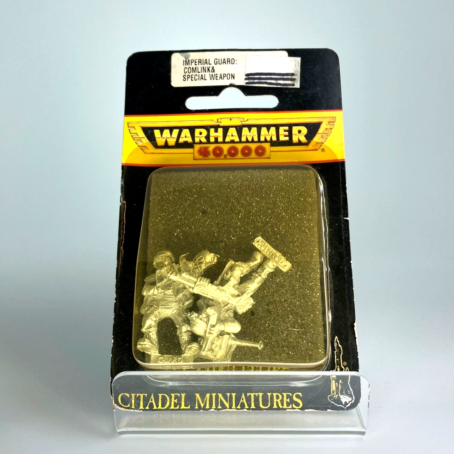 Commlink & Special Weapon - Imperial Guard Blister - Warhammer 40K Metal C3100