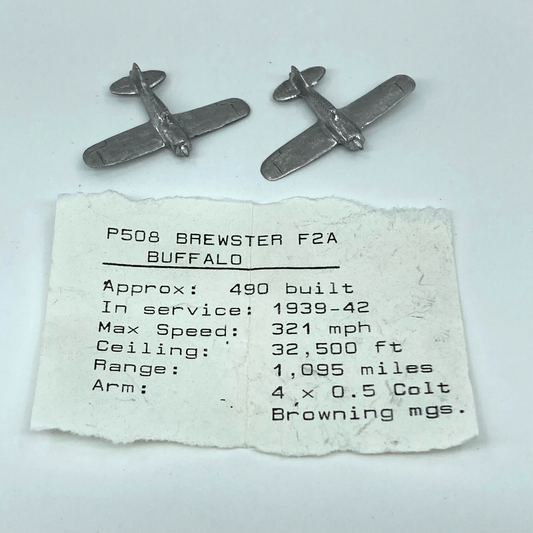 P508 Brewster Buffalo - 1:200 Historical Miniatures - Metal - Unbranded X2843