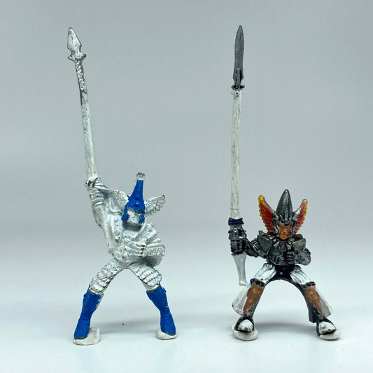 High Elves Silverhelms Cavalry Riders - Warhammer Fantasy Classic Metal X2255