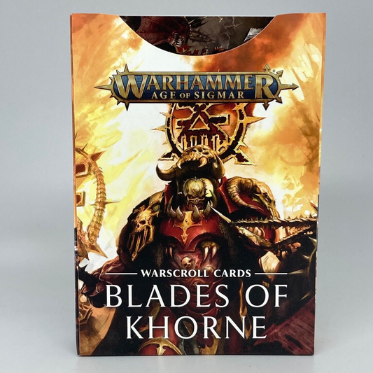 Warscroll Cards Blades of Khorne - Warhammer Age of Sigmar Games Workshop