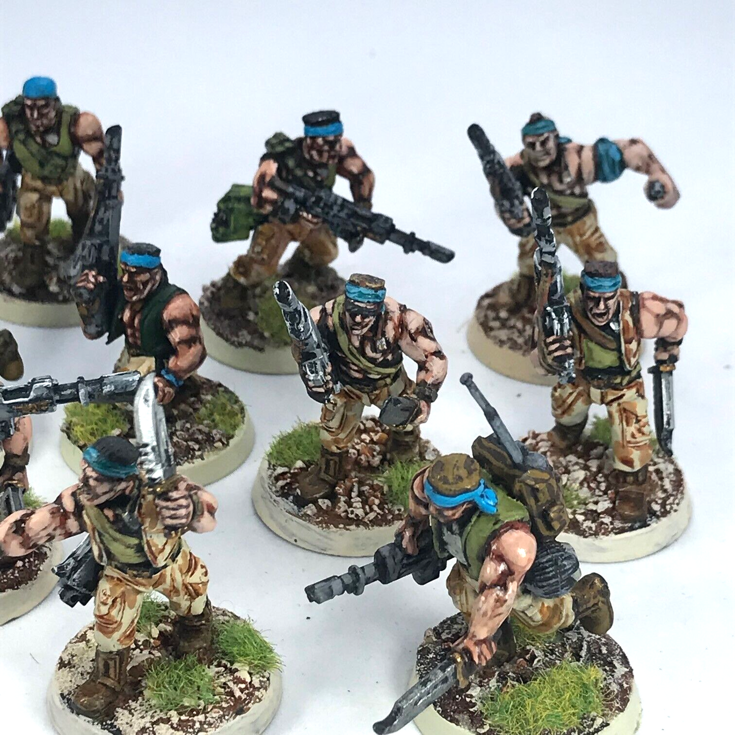 Imperial Guard Catachan Section Squad - Painted - Warhammer 40K C1685