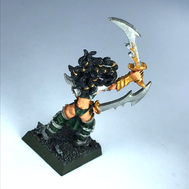 Classic Metal Witch Elf Dark Elf Elves - Painted - Warhammer Fantasy X13464