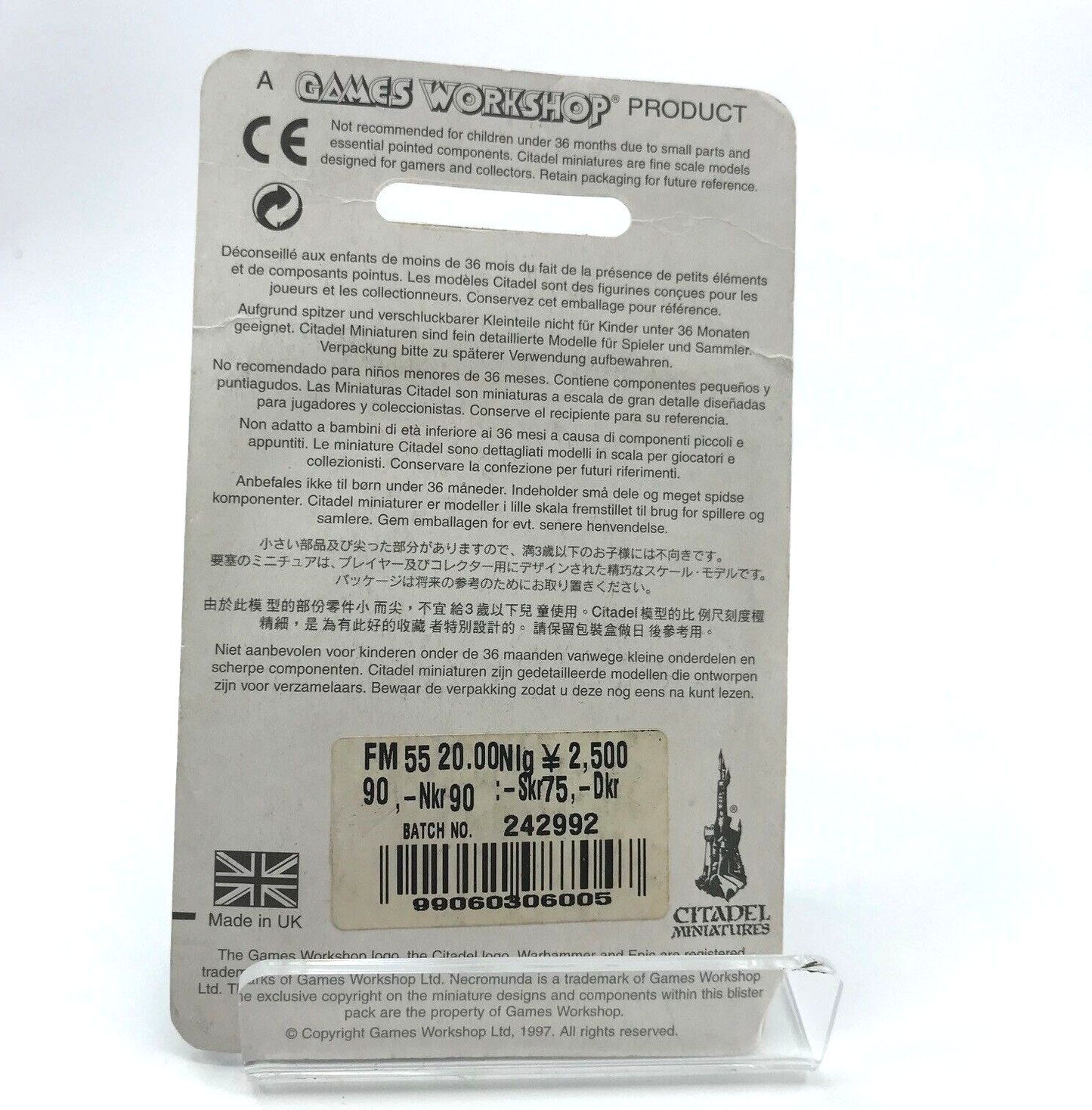 Tyranid Harridan Blister - OOP - Epic Warhammer 40K Classic Metal GW C4298