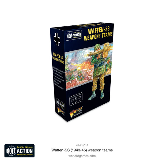 Waffen-SS Weapons Teams - Brand New - Warlord Games Bolt Action Miniatures