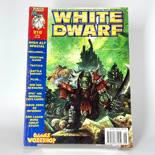 White Dwarf 210 Magazine Games Workshop Warhammer Fantasy 40,000 40K M1341