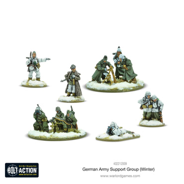 German Army Support Group (Winter) - Warlord Games Bolt Action Miniatures