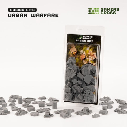 Urban Warfare - 1/56 / 28mm Scale Basing Bits - Brand New - Gamers Grass
