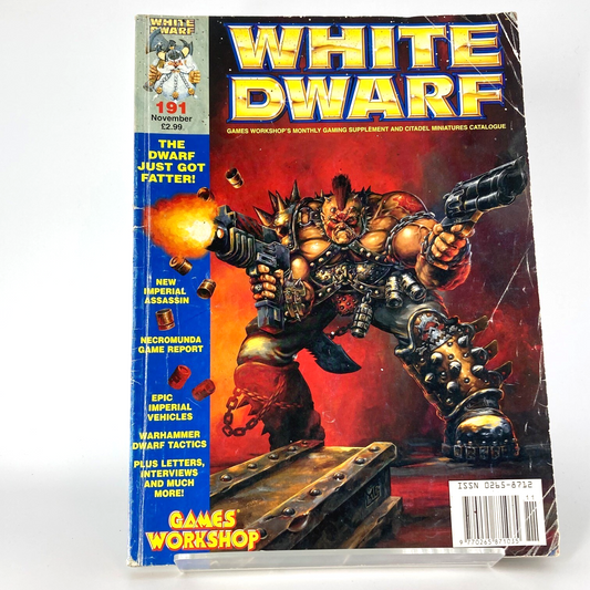 White Dwarf 191 Magazine Games Workshop Warhammer Fantasy 40,000 40K M1306