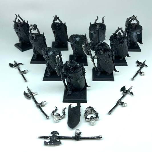 Warriors of Chaos with Halberds Upgrade - Warhammer Fantasy Part Metal C4307