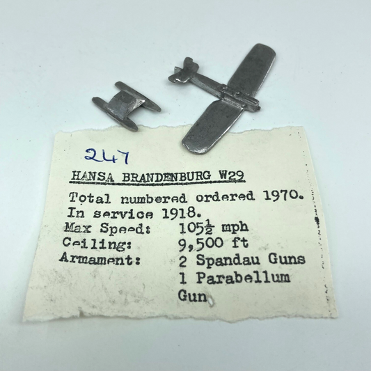 Hansa Brandenburg W29 - Historical Metal Miniatures - Unbranded Miniatures X5593