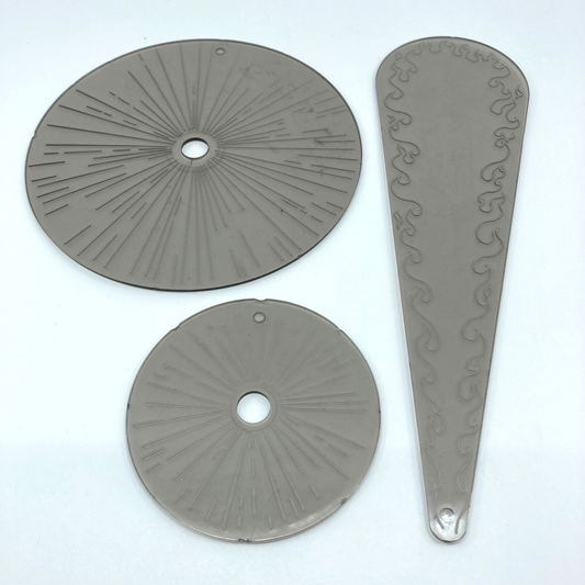 Heavy Weapon Blast Templates - Warhammer 40K / Fantasy Games Workshop W9