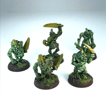 Chaos Nurgle Plague Bearer Squad - Painted - Warhammer Fantasy Metal C1864