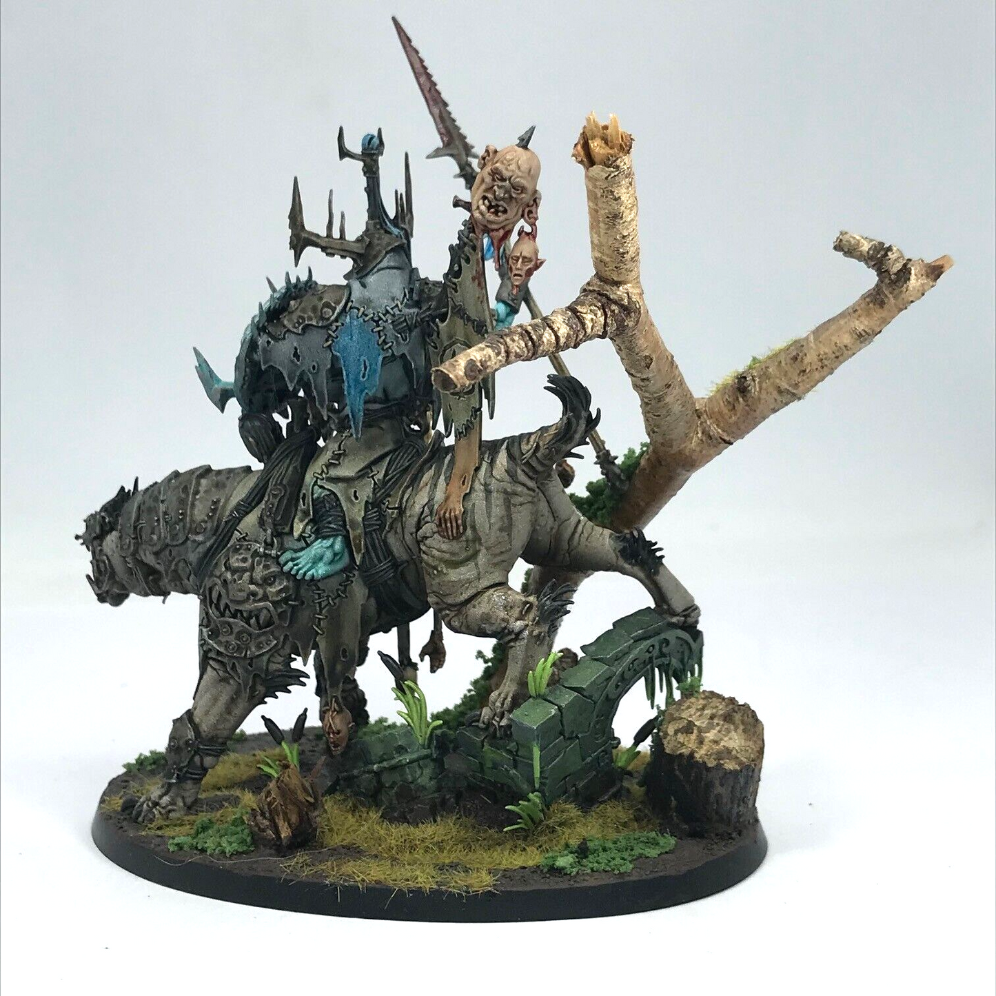Kruleboyz Boss-Krew Boss Orcs Orks - Painted - Warhammer Age of Sigmar BOX120