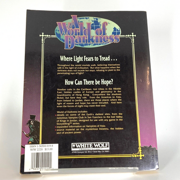 A World of Darkness - Vampire: The Masquerade Source Book - White Wolf M1039