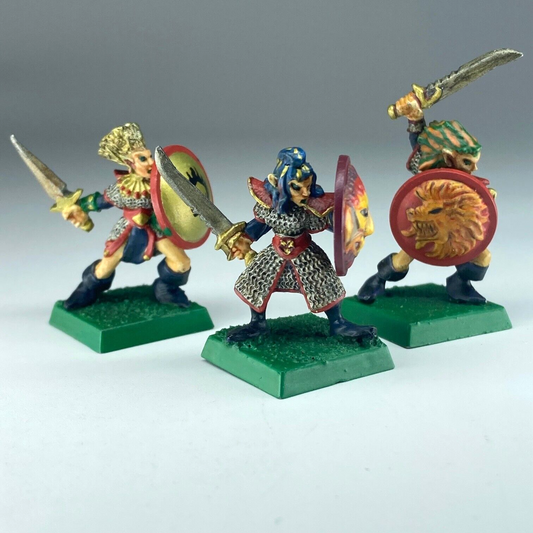 Dark Elf Warriors - Dark Elves - Warhammer Fantasy Classic Metal GW X13964