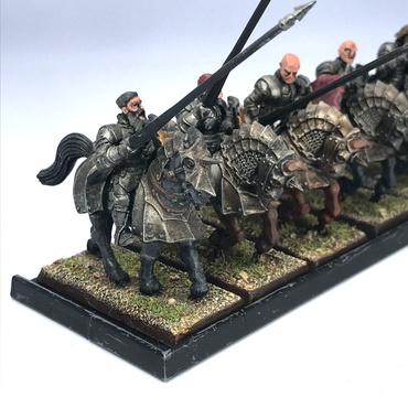 The Empire Mounted Knight Regiment & Tray - Warhammer Fantasy Classic Painted