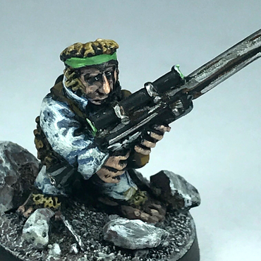 Ratling Sniper Scout Halfling Imperial Guard - Painted - Warhammer 40K X10105