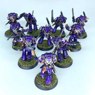 Primaris Assault Intercessors - Space Marines - Painted Warhammer 40K GW C5118