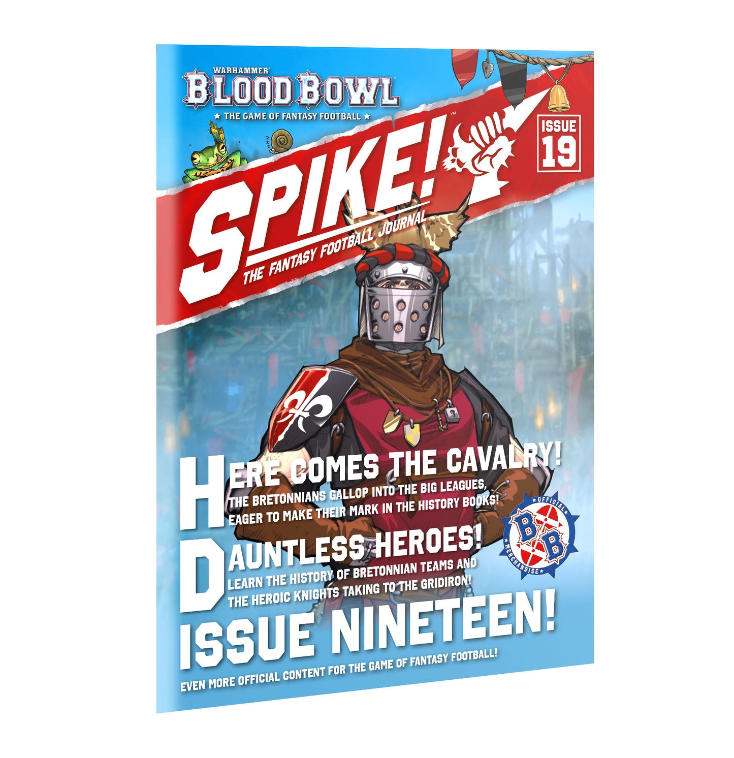 Pre-order: Spike Issue 19 Bretonnian Brionne Barons Edition - Warhammer Blood Bowl Games Workshop