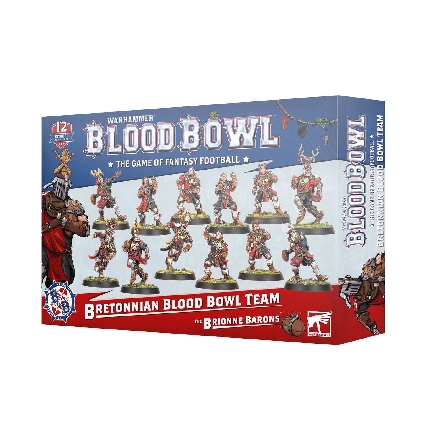 Pre-order: Bretonnian Brionne Barons Team - Warhammer Blood Bowl Games Workshop