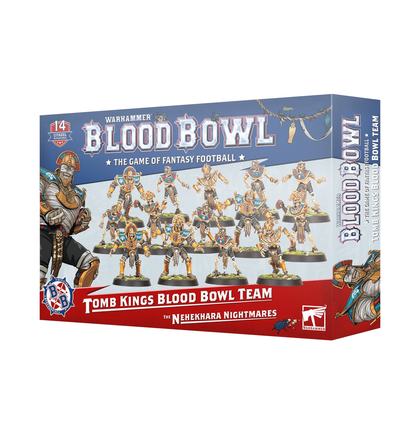 Pre-order: Tomb Kings Nehekharan Nightmares Team - Warhammer Blood Bowl Games Workshop