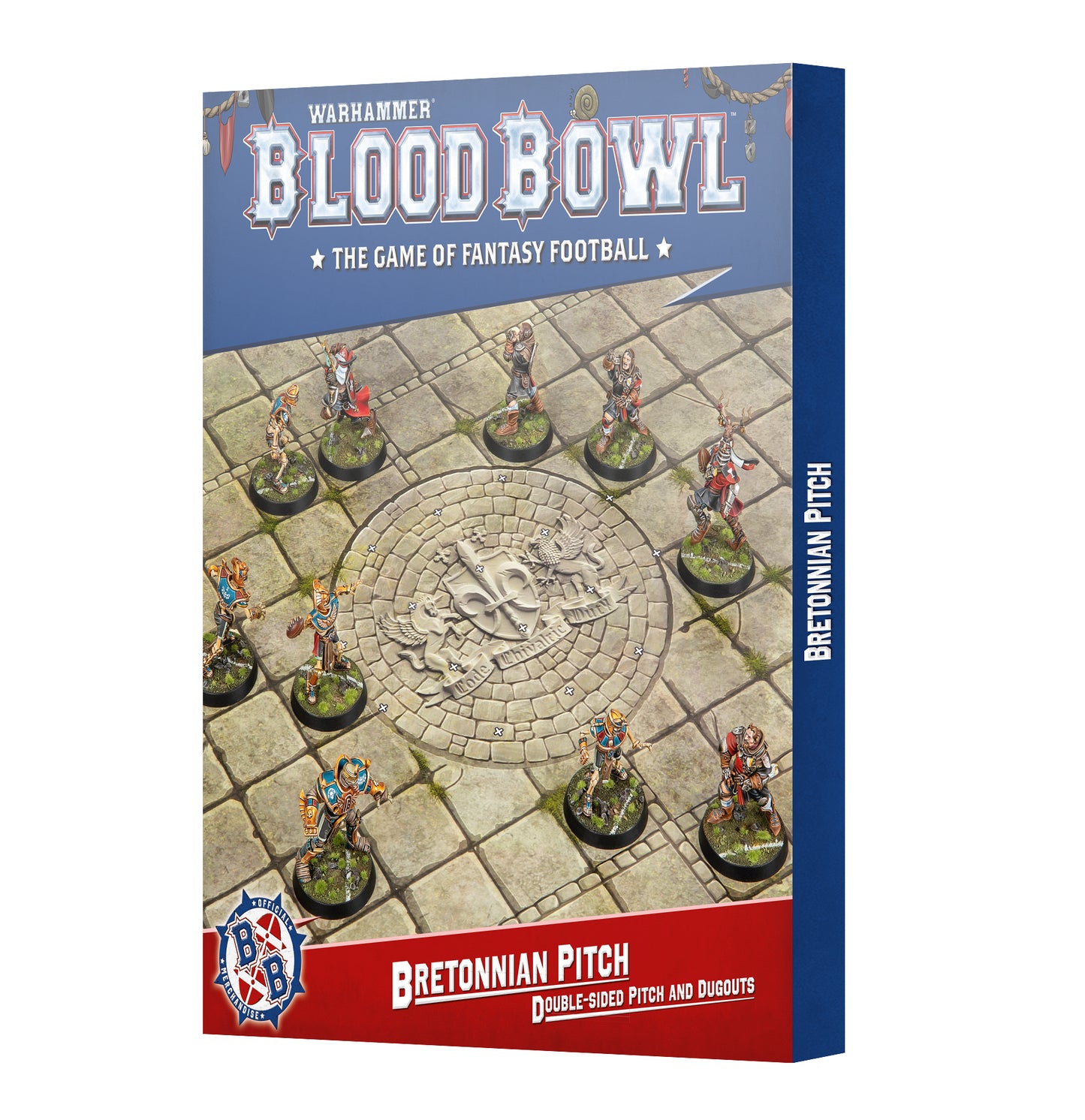 Pre-order: Bretonnian Brionne Barons Pitch and Dugouts - Warhammer Blood Bowl Games Workshop