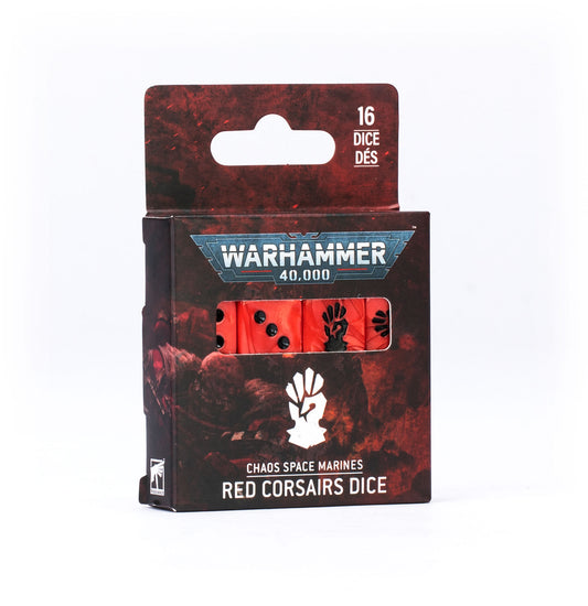 Pre-order: Red Corsairs Dice Set - Warhammer 40K - Games Workshop - Brand New
