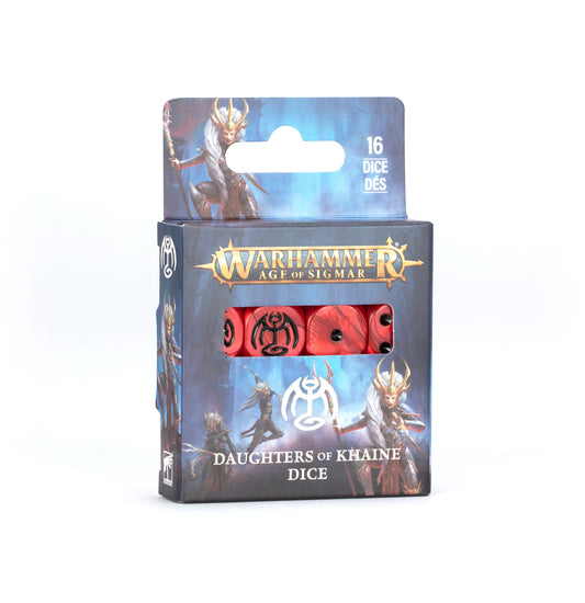Daughters Of Khaine Dice Set - Warhammer Age of Sigmar - Games Workshop - Brand New