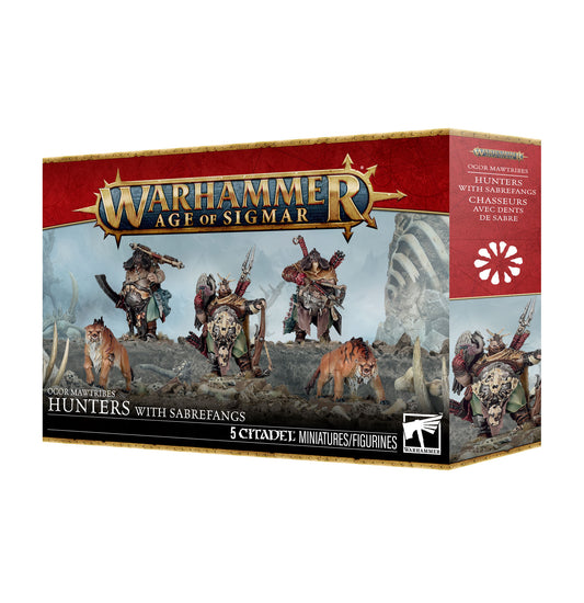Pre Order: Hunters With Sabrefangs - Ogor Mawtribes - Warhammer Age Of Sigmar - Games Workshop - Brand New