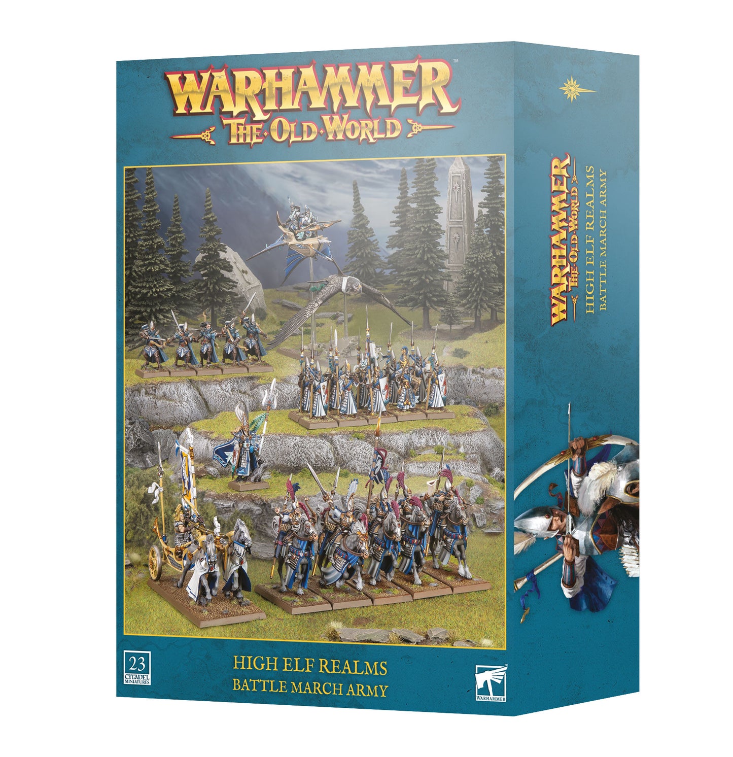 Pre Order: High Elf Realms Battle March Army - Warhammer The Old World - Games Workshop - Brand New