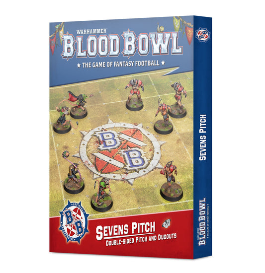 Pre Order: Sevens Double Sided Pitch & Dugouts - Blood Bowl - Games Workshop - Brand New