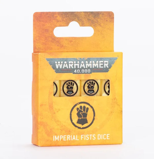 Imperial Fists Dice Set - Brand New - Warhammer 40K Games Workshop