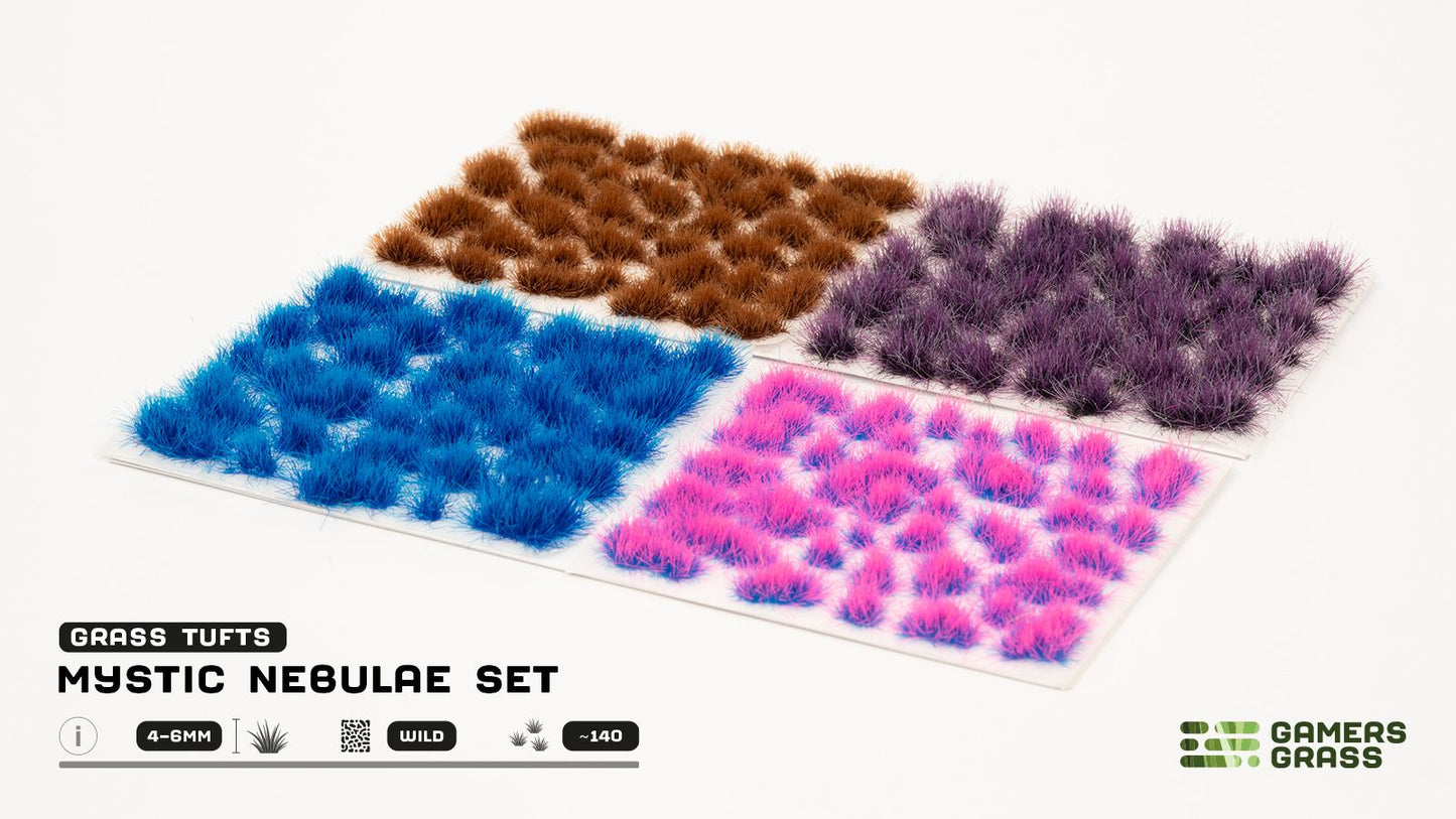 Mystic Nebulae Grass Tufts Set - Model Basing - Gamers Grass