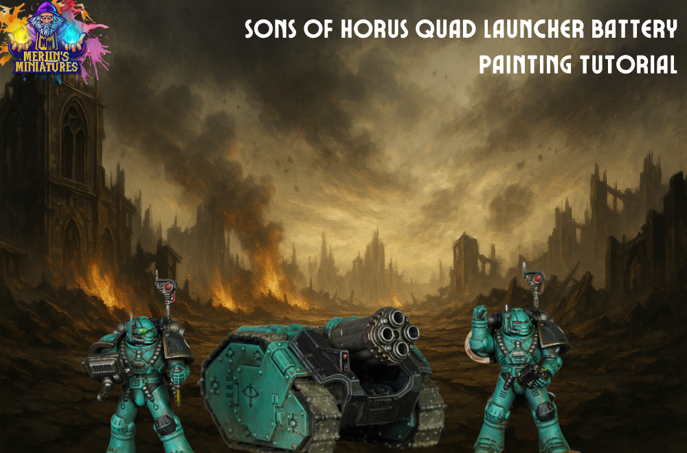 Sons of Horus Quad Launcher Battery – Painting Tutorial